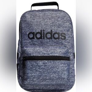 Adidas Santiago 2 Lunch Bag Insulated Top Handle Jersey Onix Gray Black Boys